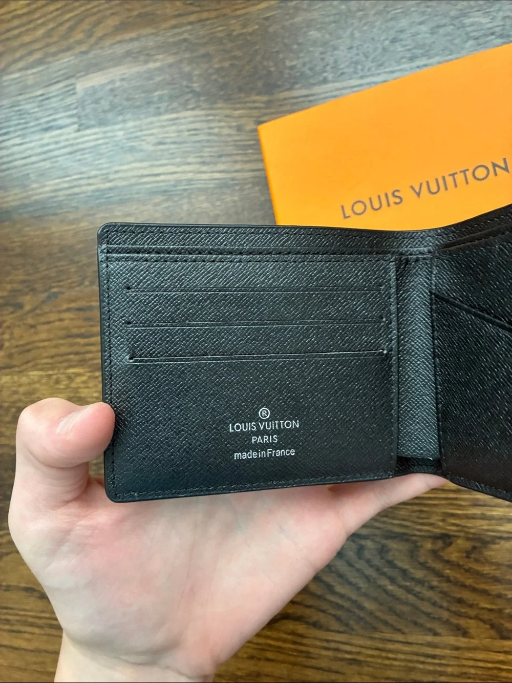 Louis Vuitton Black Monogram Eclipse Canvas Men's Wallet